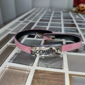Vtg Combat Suede bracelet